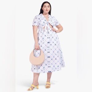 NWT Staud Giorgiana Dress in “Good Luck Pup”